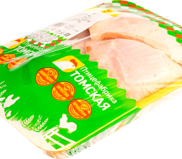 Бедро куриное СИБАГРО охл. подложка вес до 1.4 кг