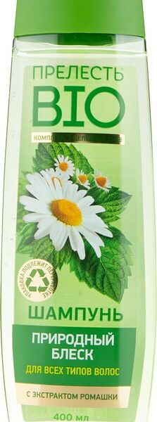 Шампунь для волос Прелесть Bio Природный блеск 400мл