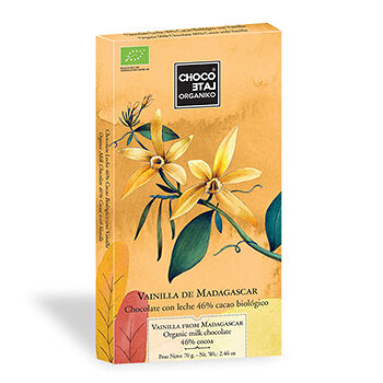 Шоколад молочный Chocolate Organiko с ванилью 46% какао