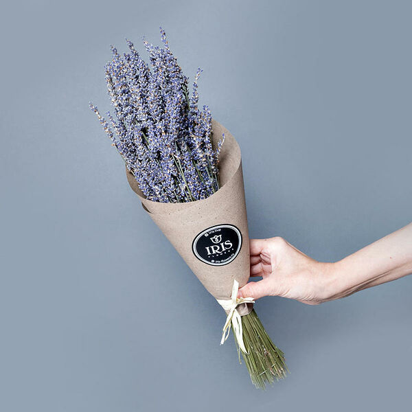 Монобукет из Лаванды в крафте №2