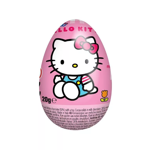 Яйцо шоколадное Hello kitty с коллекционной игрушкой