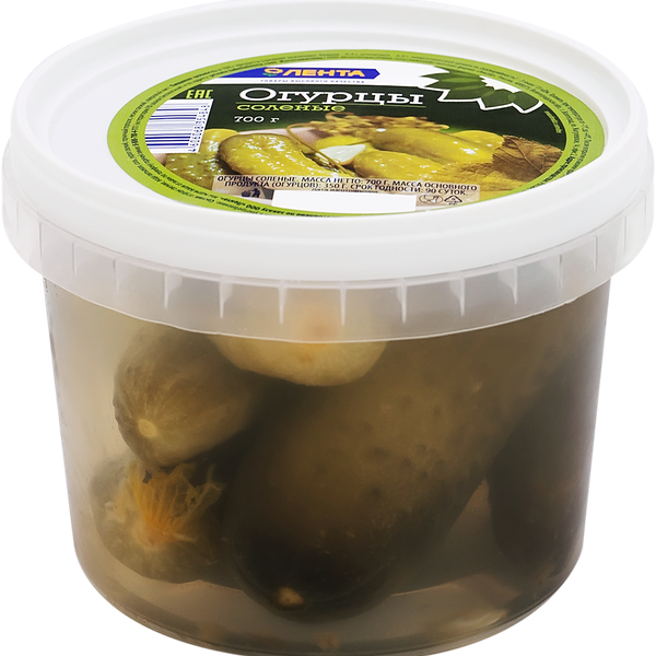 Огурцы соленые ЛЕНТА