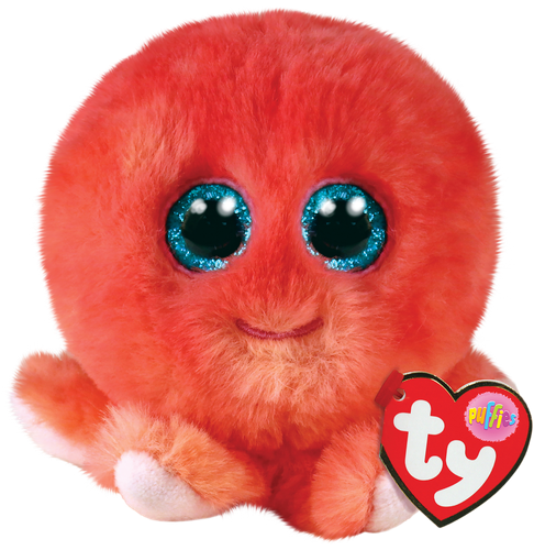 

Игрушка-пуф TY Шелдон коралловый осьминог 10 см
