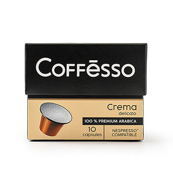 Кофе в капсулах для кофемашин Coffesso Crema Delicato 