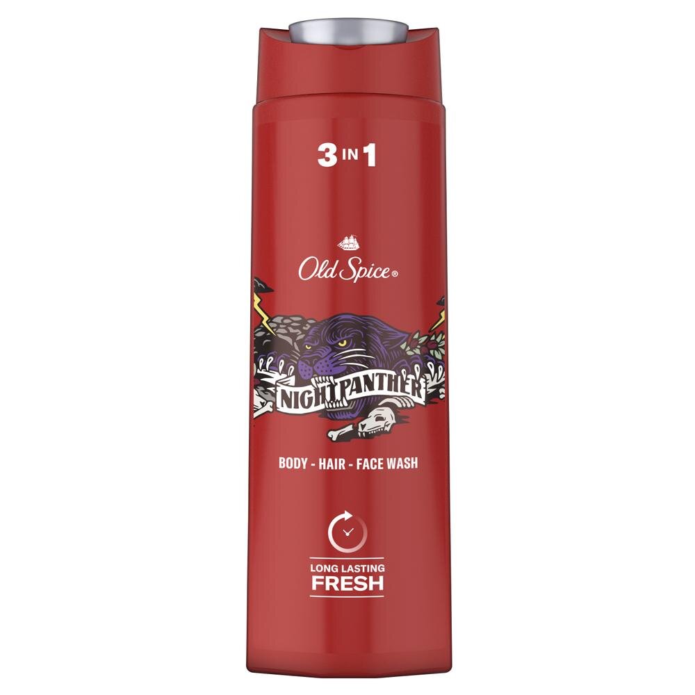 

Гель-шампунь для душа Old Spice Nightpanther, 400 мл