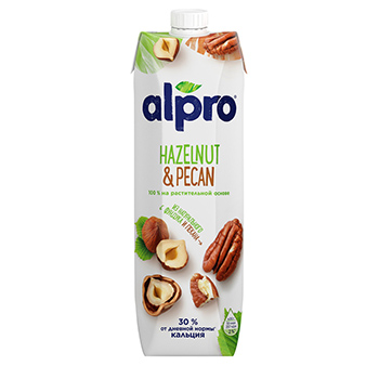 

Напиток ореховый ультрапастеризованный ALPRO Hazelnut-pecan, 1л