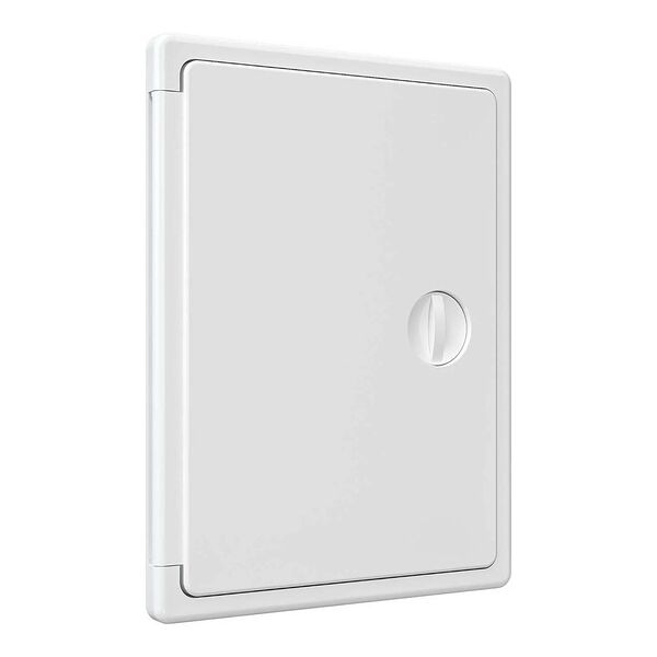 Люк-дверца ревизионная накладная с ручкой-задвижкой, 150х200 мм, АБС-пластик