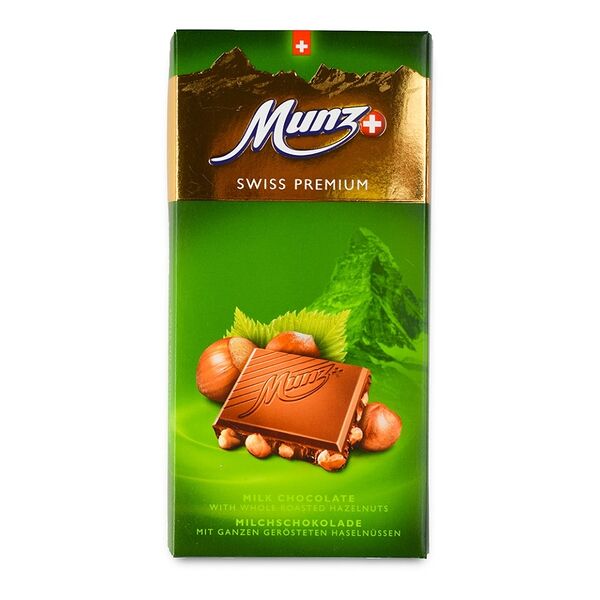 Молочный шоколад Munz с обжаренным фундуком 100 г