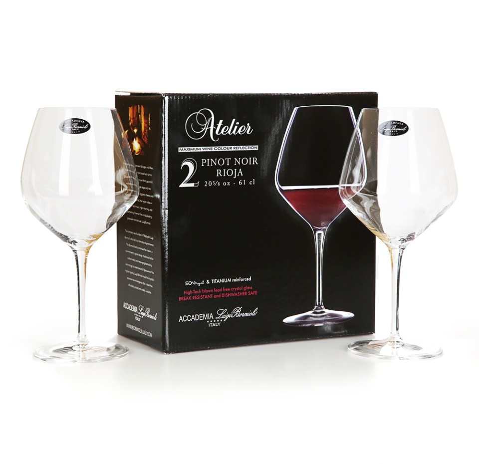 

Бокалы для красного вина Bormioli Luigi Atelier Pinot Noir Rioja 610 мл 2 шт.
