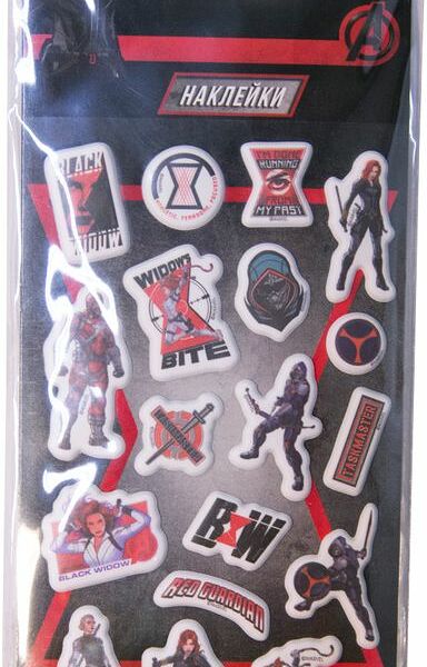 Набор объемных наклеек Marvel 1шт.