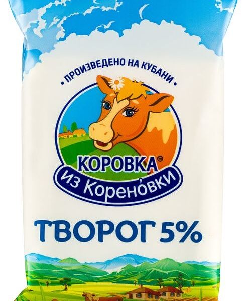 Творог Коровка из Корёновки 5%, 180г