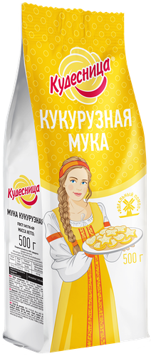 Мука кукурузная Кудесница 500 г