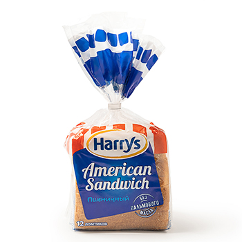 

Сандвичный Хлеб Пшеничный Harrys 470 г, Россия
