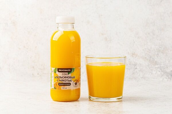 Сок апельсиновый прямого отжима
