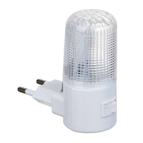 Ночник светодиодный 4 LED с выключателем, 220 В, 0,5 Вт, 8х7х3 см, пластик