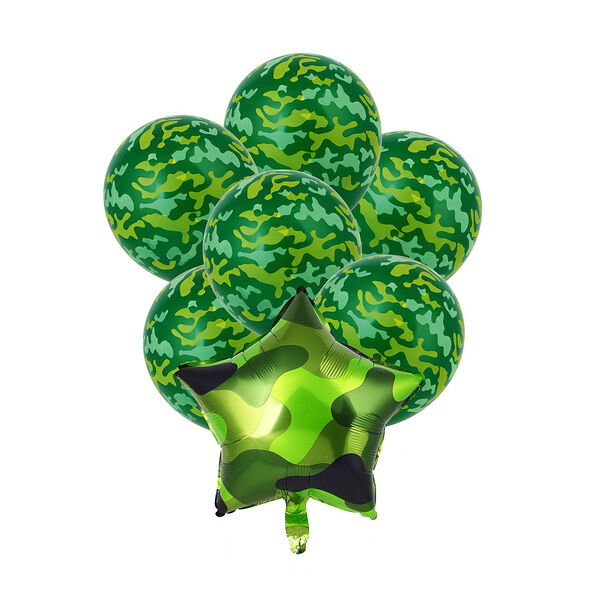 By набор воздушных шаров 7 шт, фольга 18