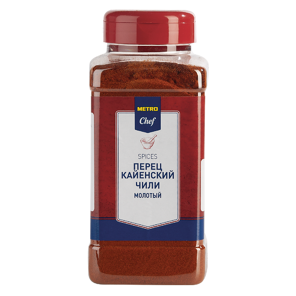 Перец кайенский чили молотый ТМ Metro Chef (Метро Чиф)