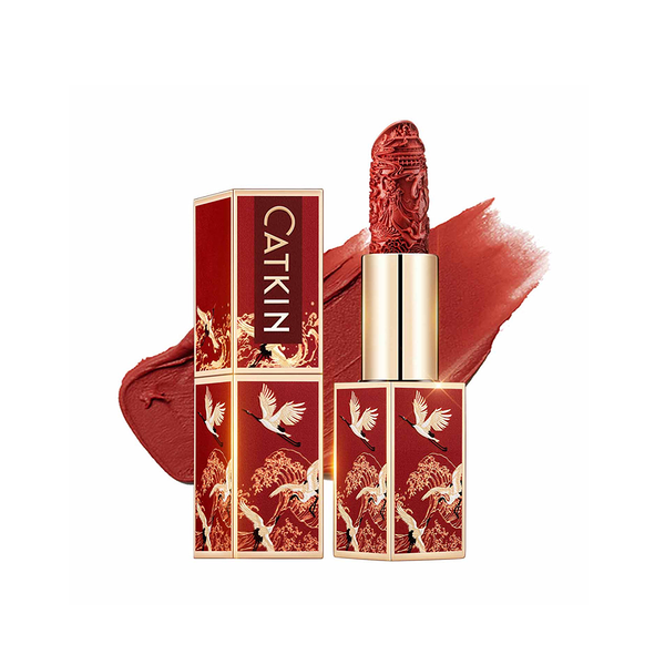 Полуматовая помада для губ Catkin Rouge Carving Lipstick т.Cr129 Matte Red 3,2 г
