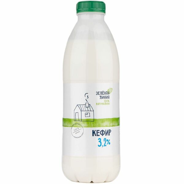 Кефир 3.2% Зелёная Линия, 900г