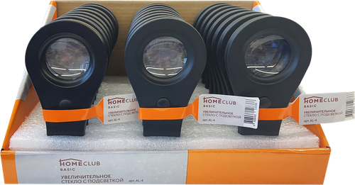

Стекло увеличительное Homeclub с подсветкой 1 шт