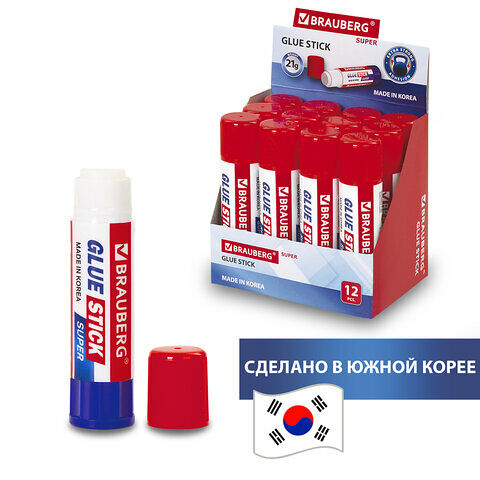 Клей-карандаш Brauberg Super 21г 229542