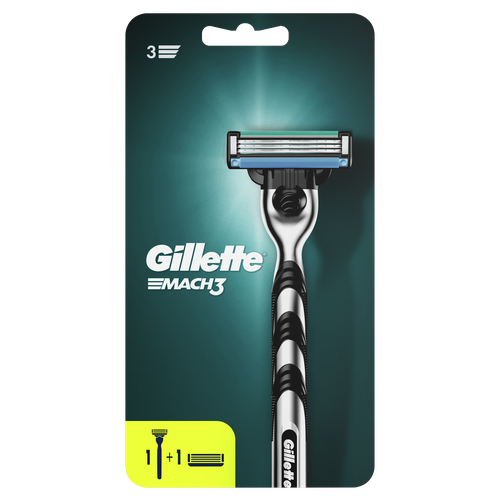 

Станок для бритья Gillette Mach3 + 2 кассеты