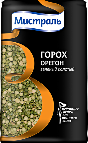 

Горох Мистраль зелёный колотый Орегон 500 г