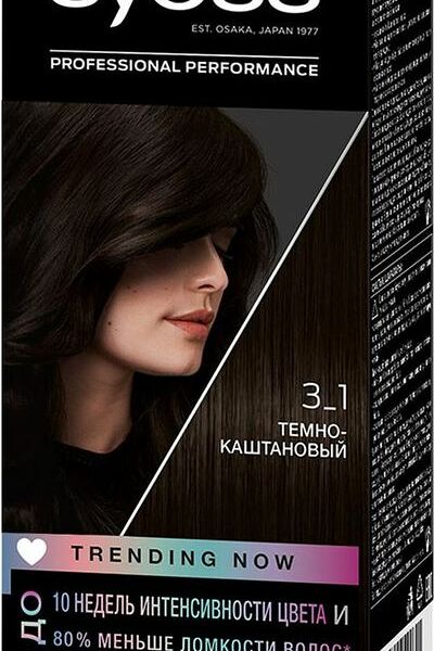 Крем-краска для волос Syoss 3-1 Темно-каштановый, 115мл