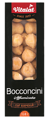 

Сыр копченый VITALAT Боккончини 40%, без змж, 150г
