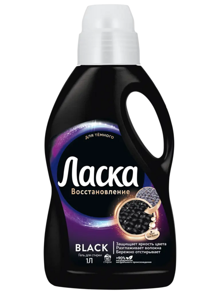 Гель для стирки Ласка Эффект восстановления для Темного 1000мл