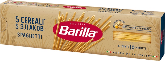 

Макаронные изделия Barilla 5 Cereali Спагетти 5 злаков 450 г