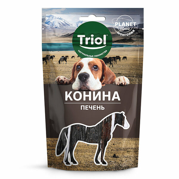 Лакомство для собак Triol Конина печень