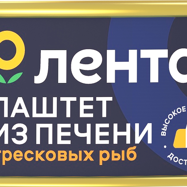 Паштет из печени трески ЛЕНТА Деликатесный, 230г