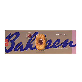 Печенье слоеное Bahlsen с красной смородиной и вишней