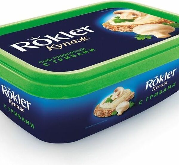 Сыр плавленый Rokler с грибами 180г
