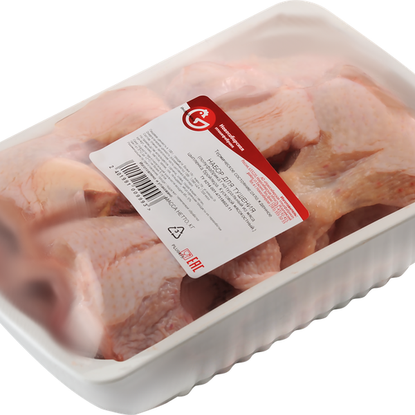 Набор для тушения куриный  охл. подложка вес до 1.8 кг