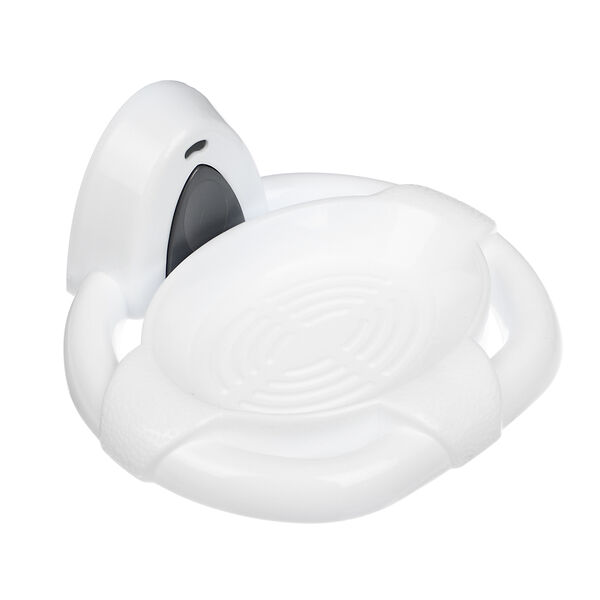 Qlux мыльница настенная, пластик 15х19х5.9