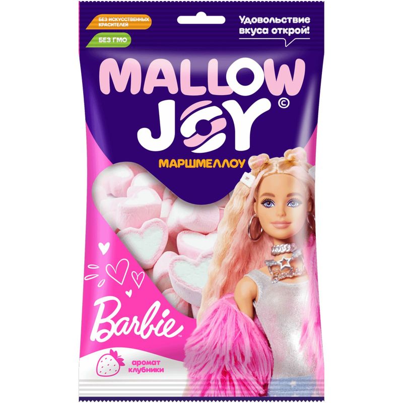 

Маршмеллоу Mallow Joy с ароматом клубники, 100 г