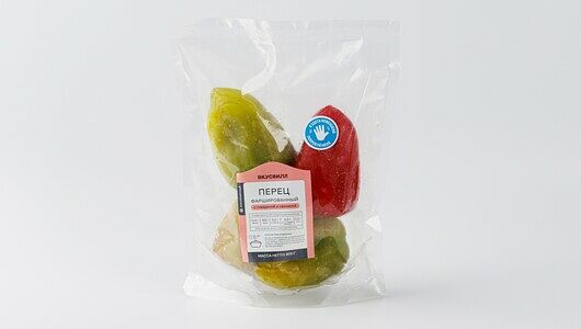 Перец фаршированный с говядиной и свининой, замороженный