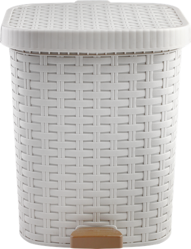 

Контейнер для мусора Полимербыт Autumn blues, педальный, 8л