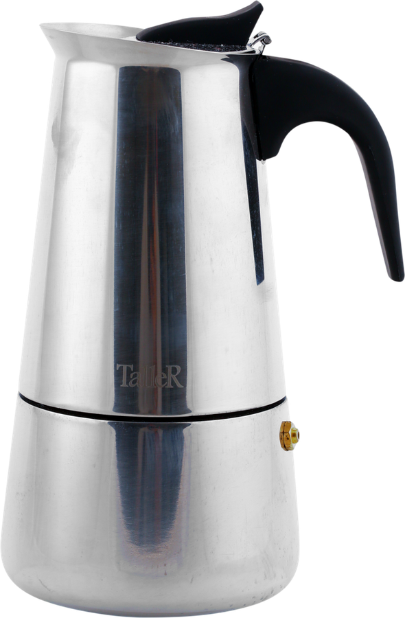 

Кофеварка гейзерная TALLER Corretto 300мл, индукция, нержавеющая сталь Арт. TR-1321