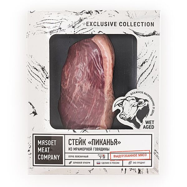 Стейк Пиканья Exclusive Collection Wet age mяsoet meat company 300г, Россия