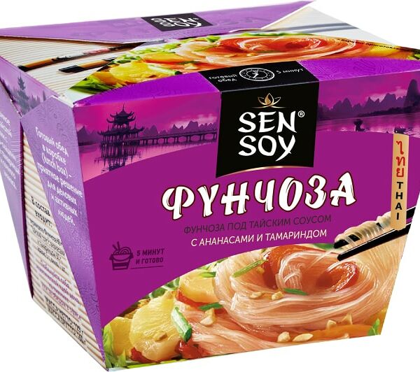 Вермишель Sen Soy Фунчоза под тайским соусом 125г
