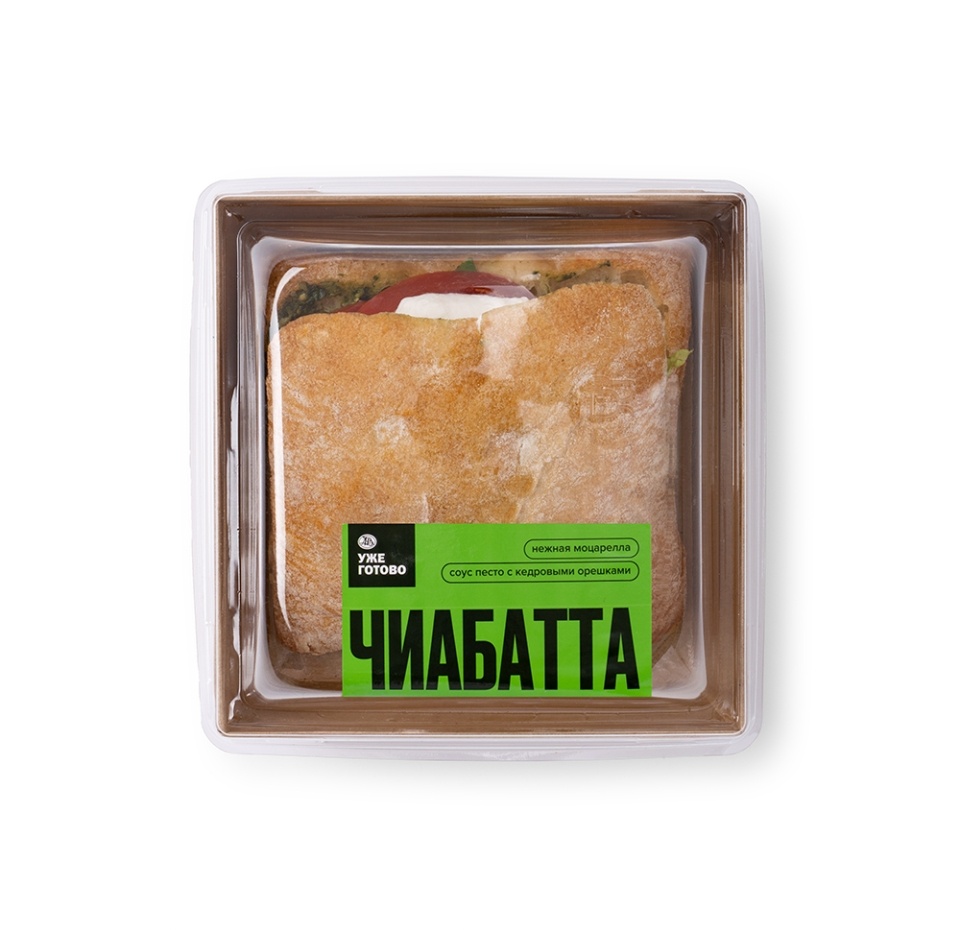 

Чиабатта "Капрезе" «Уже готово» 175 г, Россия