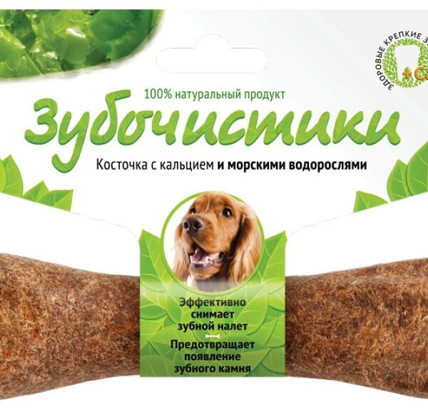 Лакомство для собак средних пород Зубочистики Морские водоросли