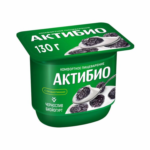 Биойогурт АктиБио Чернослив 2,9%