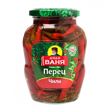 

Перец чили Дядя Ваня маринованный 340 г