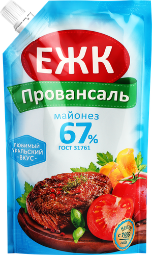 

Майонез ЕЖК Провансаль 67% 400 мл