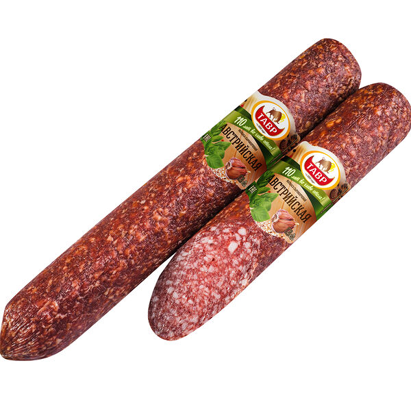 Колбаса Австрийская с/к п/с вес Тавр