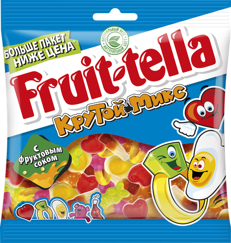 

Мармелад жевательный Fruittella Крутой микс с фруктовым соком 150 г